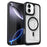 For iPhone 17 Case Compatible with MagSafe TPU + PC Shockproof Phone Back Cover - Black - 1
