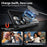 For iPhone 16 Case Compatible with MagSafe TPU + PC Shockproof Phone Back Cover - Black - 3