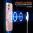 For iPhone 17 Case Compatible with MagSafe Kickstand TPU PC Shockproof Phone Back Cover - Pink - 2