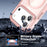 For iPhone 17 Pro Max Case Compatible with MagSafe PC + TPU Clear Phone Cover with PET Screen Film - Pink - 5