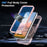 For iPhone 17 Pro Max Case Compatible with MagSafe PC + TPU Clear Phone Cover with PET Screen Film - Pink - 6