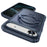 For iPhone Air Shockproof Case TPU + PC Phone Cover Compatible with MagSafe Rotating Kickstand - Sapphire - 2