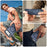 For iPhone Air Shockproof Case TPU + PC Phone Cover Compatible with MagSafe Rotating Kickstand - Sapphire - 7