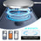 For iPhone 17 Pro Max Shockproof Case TPU + PC Phone Cover Compatible with MagSafe Rotating Kickstand - Sapphire - 3