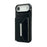 For iPhone Air Case Card Bag Kickstand TPU + PU Phone Cover - Black - 7