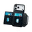For iPhone 17 Pro Max Case Card Bag Kickstand TPU + PU Phone Cover - Black - 3