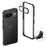 For Google Pixel 10 / 10 Pro Bumper Cases Metal Frame Heat Dissipation Cover with Lens Protector - Black - 1