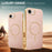 For iPhone 17e / 16e Phone Case Carbon Fiber Textured Electroplated TPU Back Cover - Pink - 4