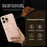 For iPhone 15 Pro Max Phone Case Carbon Fiber Textured Electroplated TPU Back Cover - Pink - 3