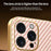 For iPhone 15 Pro Max Phone Case Carbon Fiber Textured Electroplated TPU Back Cover - Pink - 6