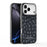 DUX DUCIS For iPhone 17 Pro Case  Moro Series Compatible with MagSafe UV Pattern Leather + PC + TPU Phone Cover - Black - 1
