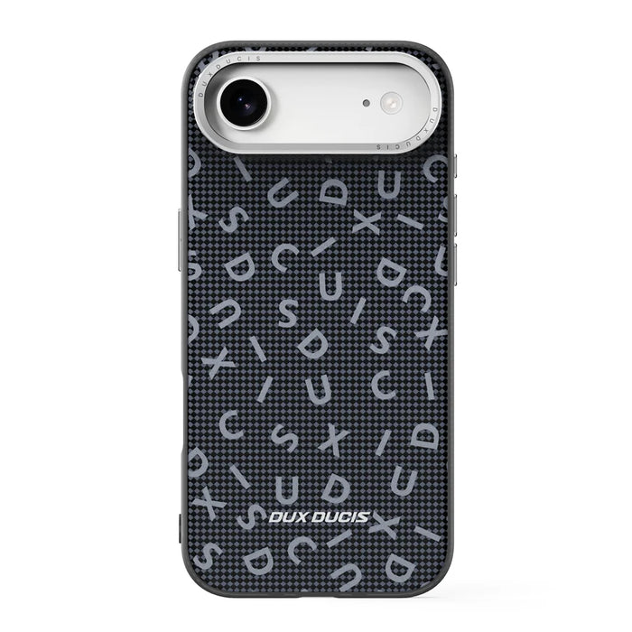 DUX DUCIS For iPhone Air Case  Moro Series Compatible with MagSafe UV Pattern Leather + PC + TPU Phone Cover - Black - 2