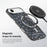 DUX DUCIS For iPhone Air Case  Moro Series Compatible with MagSafe UV Pattern Leather + PC + TPU Phone Cover - Black - 4
