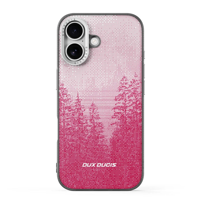 DUX DUCIS For iPhone 17 Case  Moro Series Compatible with MagSafe UV Pattern Leather + PC + TPU Phone Cover - Red - 2