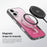 DUX DUCIS For iPhone 17 Case  Moro Series Compatible with MagSafe UV Pattern Leather + PC + TPU Phone Cover - Red - 4