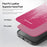 DUX DUCIS For iPhone 17 Case  Moro Series Compatible with MagSafe UV Pattern Leather + PC + TPU Phone Cover - Red - 5
