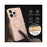 For iPhone 13 Pro Phone Case Carbon Fiber Textured Electroplated TPU Back Cover - Pink - 6