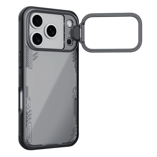 NILLKIN Iceblade CamProp For iPhone 18 Pro / 17 Pro Case Clear Lens Lid Kickstand PC TPU Phone Cover - 1