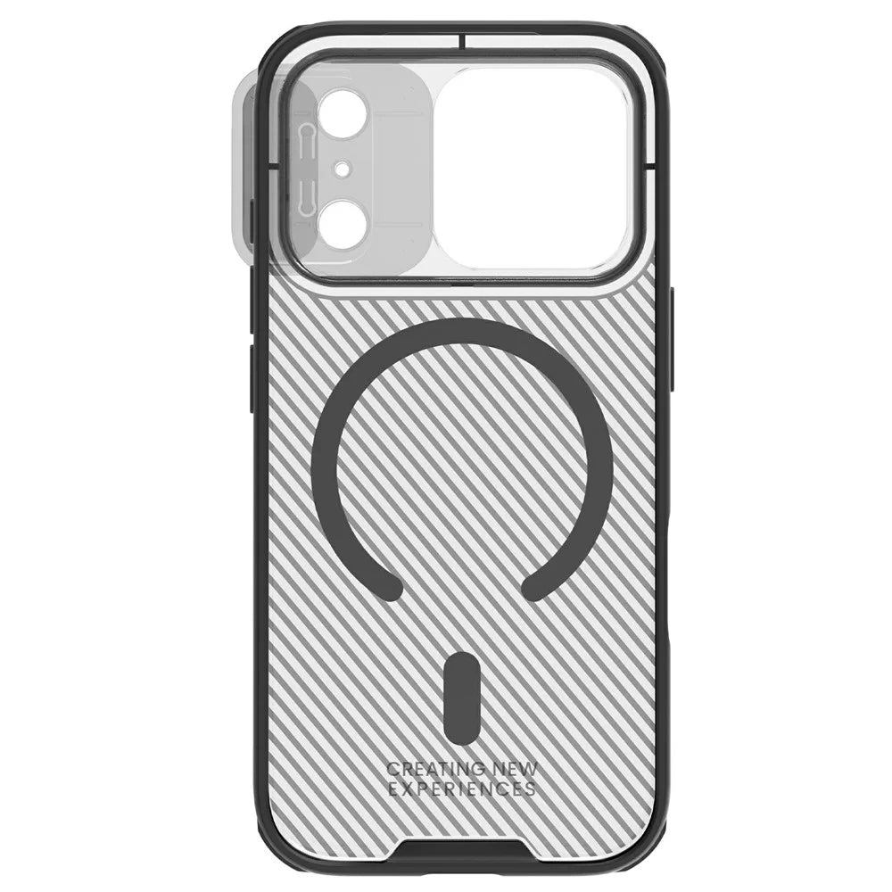 NILLKIN Camshield Pro Magnetic Series For iPhone 18 Pro / 17 Pro Case TPU + PC Clear Black Phone Cover with Camera Slider - 5