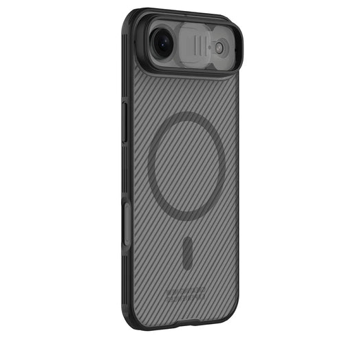 NILLKIN Camshield Pro Magnetic Series For iPhone Air Case TPU + PC Clear Black Phone Cover with Camera Slider - 1