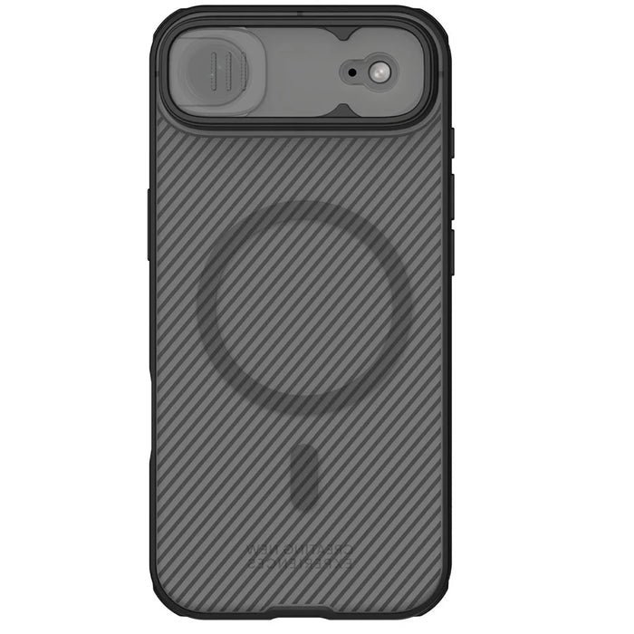 NILLKIN Camshield Pro Magnetic Series For iPhone Air Case TPU + PC Clear Black Phone Cover with Camera Slider - 3