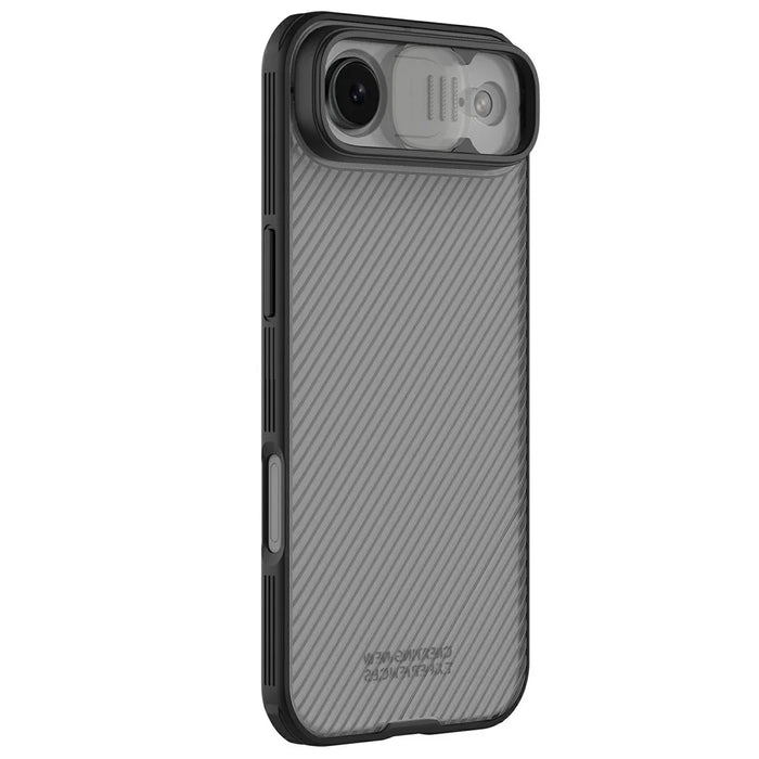 NILLKIN Camshield Pro Series For iPhone Air Case TPU + PC Phone Cover with Camera Slider - Transparent Black - 1