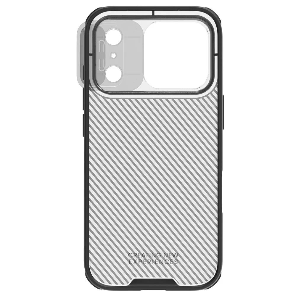 NILLKIN Camshield Pro Series For iPhone 18 Pro Max / 17 Pro Max Case TPU + PC Phone Cover with Camera Slider - Transparent Black - 5