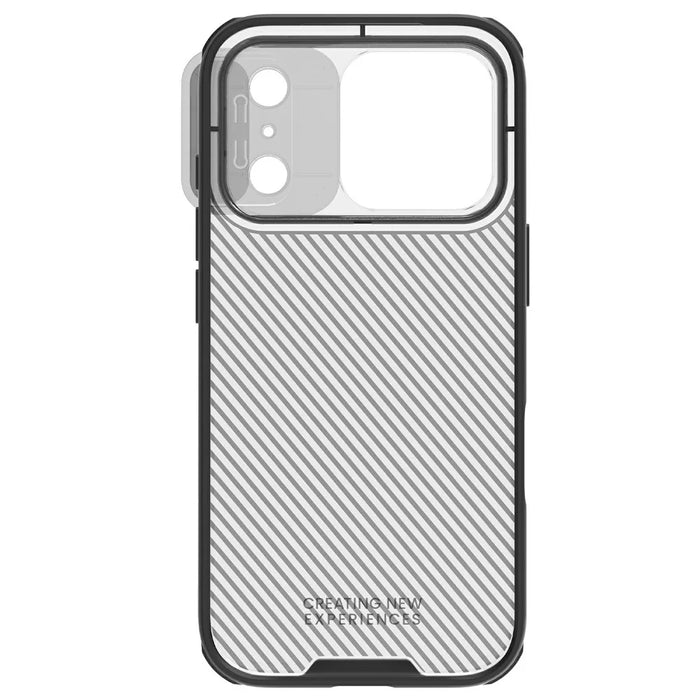 NILLKIN Camshield Pro Series For iPhone 18 Pro Max / 17 Pro Max Case TPU + PC Phone Cover with Camera Slider - Transparent Black - 5