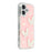 For iPhone 16 Case Rhinestone Edge Pearl Butterfly Decor TPU + PC IMD Phone Cover - Glitter Light Pink - 1