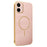 For Samsung Galaxy A06 4G Phone Case Carbon Fiber Textured Electroplated TPU Back Cover - Pink - 1