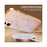 For Samsung Galaxy A06 4G Phone Case Carbon Fiber Textured Electroplated TPU Back Cover - Pink - 5
