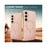 For Samsung Galaxy S25+ Phone Case Carbon Fiber Textured Electroplated TPU Back Cover - Pink - 4