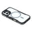 For iPhone 16 Magnetic Case Skin-Touch TPU + PC Shockproof Phone Back Cover - Grey - 4