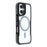 For iPhone 16 Plus Magnetic Case Skin-Touch TPU + PC Shockproof Phone Back Cover - Grey - 1