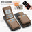 JEEHOOD For Samsung Galaxy A33 5G Leather Back Cover Magnetic Case  J06 Phone Case with Card Bag RFID Blocking - Brown - 3