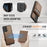 JEEHOOD For Samsung Galaxy A33 5G Leather Back Cover Magnetic Case  J06 Phone Case with Card Bag RFID Blocking - Brown - 5