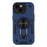 For iPhone 14  /  13 Case with Kickstand Shockproof TPU + PC Phone Back Cover - Navy Blue - 3