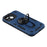 For iPhone 14  /  13 Case with Kickstand Shockproof TPU + PC Phone Back Cover - Navy Blue - 5
