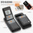 JEEHOOD For Google Pixel 9 Pro XL Leather Back Cover Magnetic Case  J06 Phone Case with Card Bag RFID Blocking - Black - 3