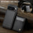 JEEHOOD For Google Pixel 9 Pro XL Leather Back Cover Magnetic Case  J06 Phone Case with Card Bag RFID Blocking - Black - 4