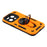 For iPhone 13 Pro Case with Kickstand Shockproof TPU + PC Phone Back Cover - Orange - 5