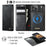 CASEME For iPhone 18 Pro / 17 Pro Case  C49 Compatible with MagSafe RFID Blocking Detachable Wallet Leather Phone Cover - Black - 2