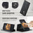 CASEME For iPhone 18 Pro / 17 Pro Case  C49 Compatible with MagSafe RFID Blocking Detachable Wallet Leather Phone Cover - Black - 3
