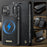 CASEME For iPhone 18 Pro / 17 Pro Case  C49 Compatible with MagSafe RFID Blocking Detachable Wallet Leather Phone Cover - Black - 7