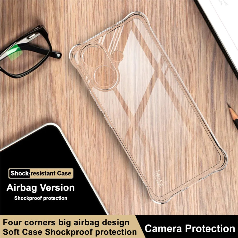 IMAK For vivo V70 Lite 5G / V60 Lite 5G / V60 Lite 4G Case TPU Phone Cover Airbag Shockproof Protection - Transparent - 3