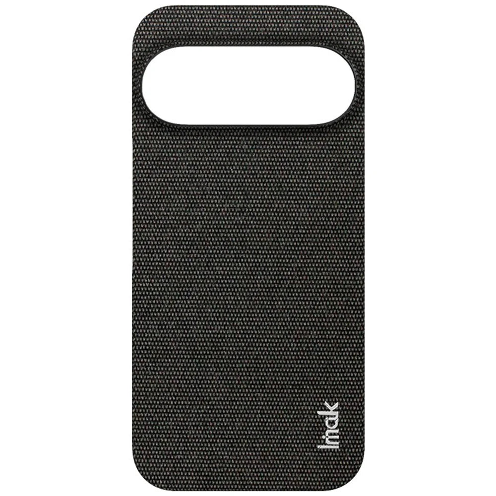 IMAK Ruiyi Series for Google Pixel 10 Pro XL Case Fabric Texture Leather + PC Phone Back Cover - Black - 6