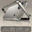 For iPhone 17 Pro Case Hollow Heat Dissipation Silicone Metal Bumper Phone Cover - Titanium Gold - 2