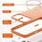 For iPhone 17 Pro Case Compatible with MagSafe Shockproof TPU PC Phone Back Cover - Orange - 3