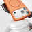 For iPhone 17 Pro Case Compatible with MagSafe Shockproof TPU PC Phone Back Cover - Orange - 6