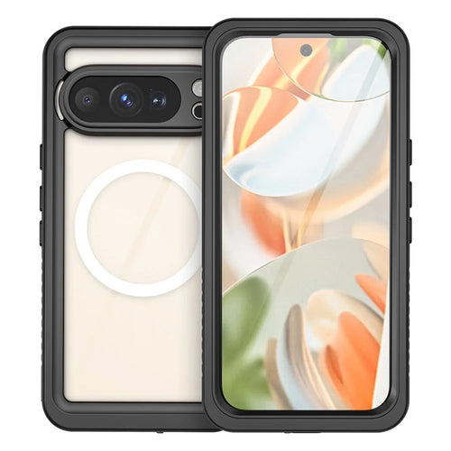 REDPEPPER FS Series For Google Pixel 10 Pro Waterproof Magnetic Case PC TPU PET Clear Phone Cover - 1